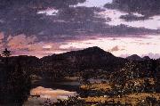 Frederic Edwin Church Lake Scene in Mount Desert painting